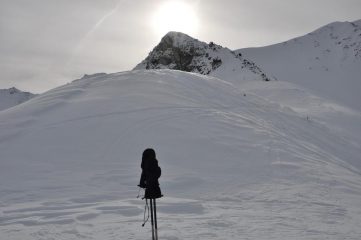 sulla Crete de Curlet, il Pic sullo sfondo