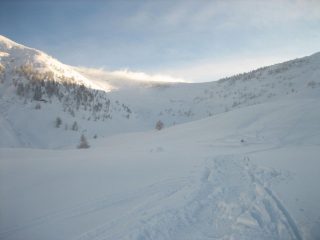Il passo Garlenda che collega l'alta Val Tanaro con la Valle Argentina.