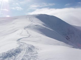 Pendio finale con il sole!
