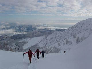 Paesaggio invernale poco dopo la partenza