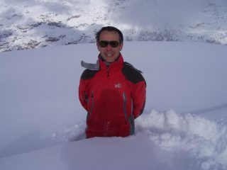 Il sottoscritto in vetta