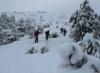 il gruppo verso Lavezzara