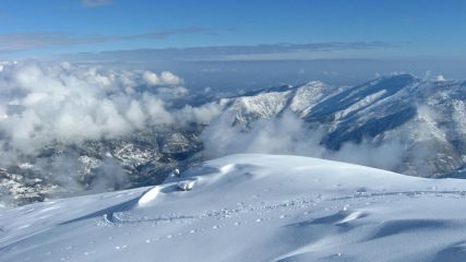 Bel panorama con il sole...