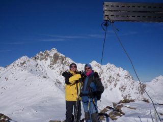 i miei amici in vetta