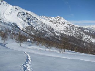 Il percorso di salita