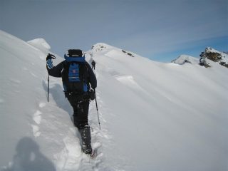 Traverso prima della cima