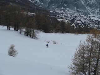 in salita