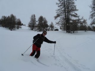 in discesa