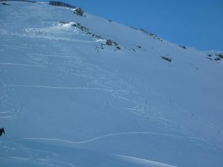 pendio sotto la cima