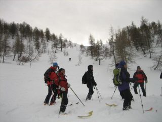 Nel vallone del Rabbioso.