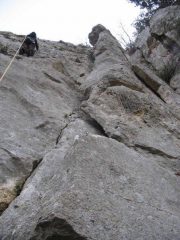 ...in arrampicata