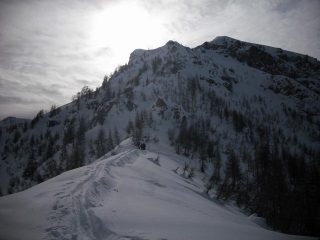 arrivo sulla spalla