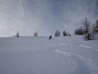 si scende verso il bedale Intersile