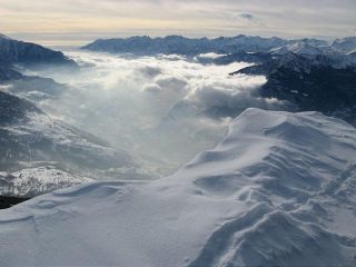 Panorama dall'antecima