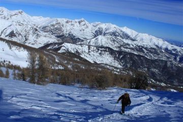 Ultimo pezzo di salita prima del crinale