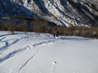 Discesa sulla dorsale 