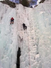 che onore ! scalare fianco a fianco col mitico Gustin!!