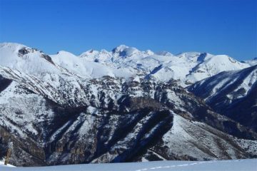 Dalla bassa balcone verso il Marguareis