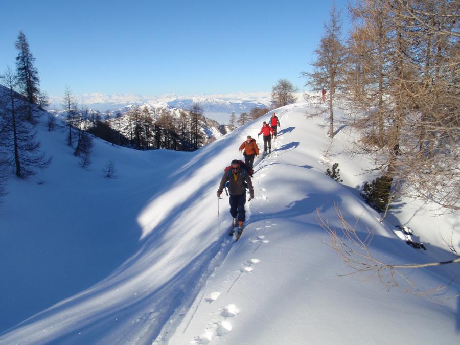 verso la cima dopo il rifugio