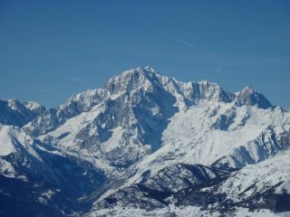 Il Monte Bianco dalla vetta
