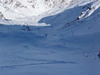 Il bellissimo vallone di salita