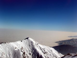 Il Vandalino e la nebbia in pianura