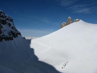 colle del cros versante valle pesio