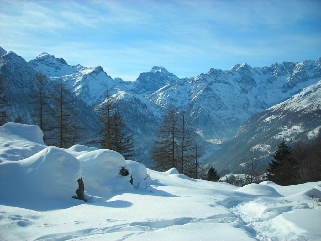 uscendo all'alpe della Mea