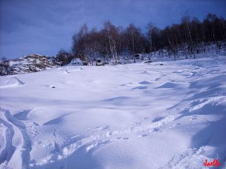 salendo....che brutta neve!:P