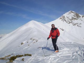 In discesa verso il colle Garbella