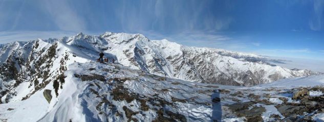 Panorama dalla Punta Vergia alla Vaccera