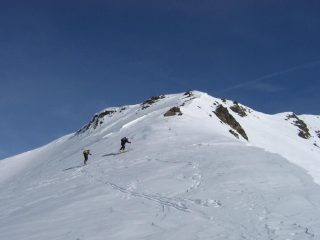 Arrivo sulla quota 2514