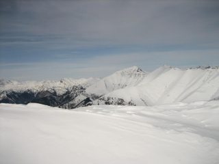 A sx del mt. Bertrand si vede il mt. Viso.