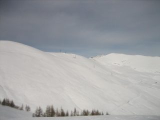Il Passo Tanarello e la Cima Ventosa.