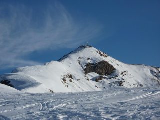 la spalla fino alla cima