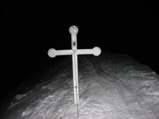 In vetta sci ai piedi....