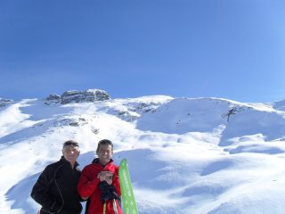 autoscatto sopra il colle 