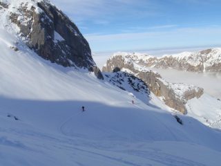 un bel passaggio nei pressi della cima