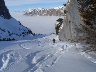 un passaggio in discesa