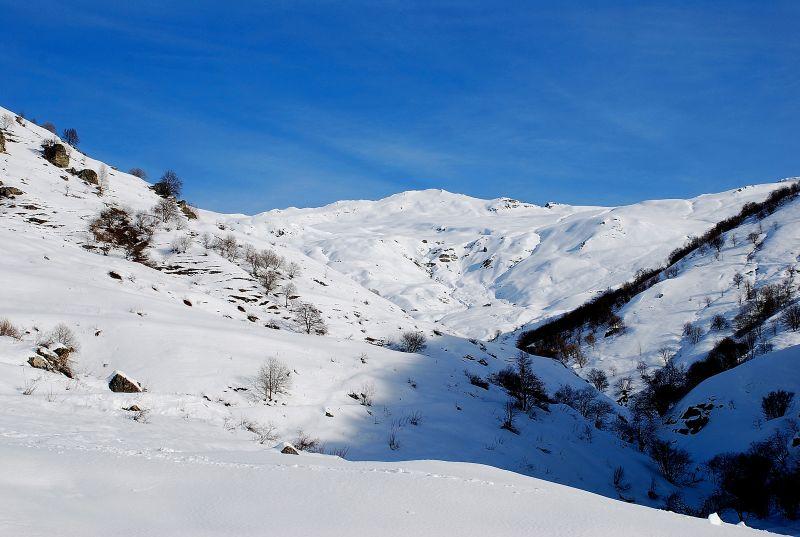 la cima del Bram con buona parte della salita