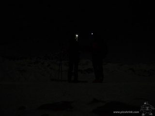 autoscatto in cima