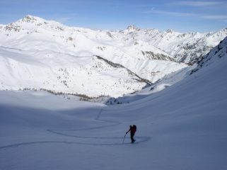 risalendo verso il colle stau