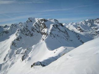 Dalla vetta verso il colle Stau
