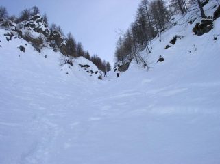 discesa nella gorgia