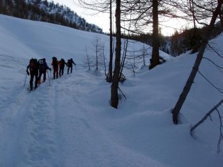 Salita nel vallone basso