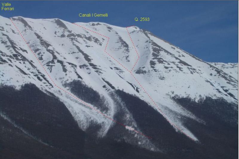 Valle dei Ferrari e Canali I Gemelli