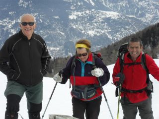 foto ricordo alla Tsa de Chaligne