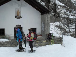 arrivo alla Cappella degli Alpini