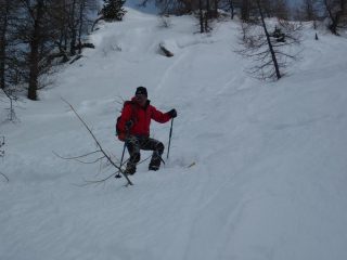 fulvio scatenato in discesa