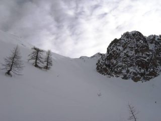 I ripidi pendii terminali in buone condizioni